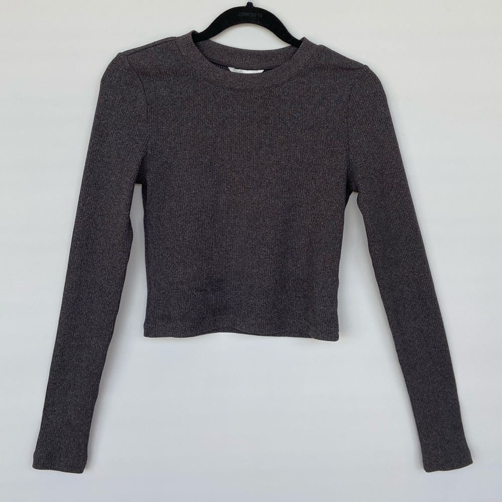 H&M Long Sleeve Crop Top